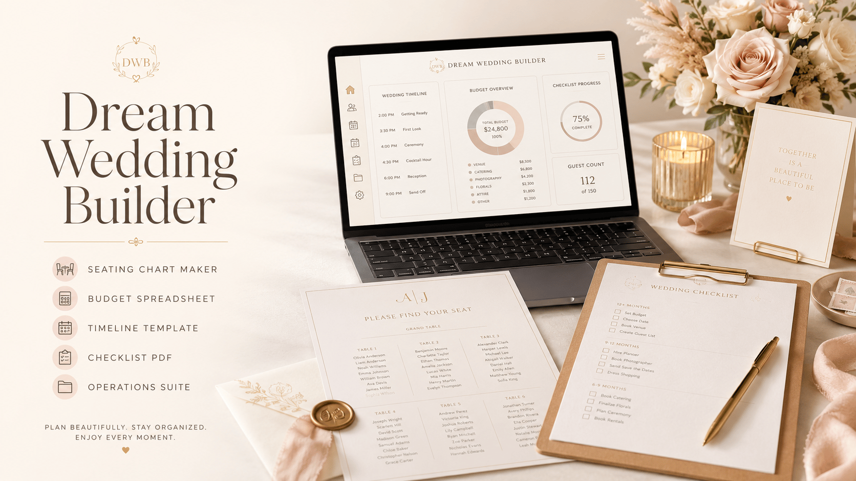 Wedding Timeline Template sample file preview